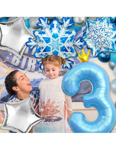 Globos de Cumpleaños Frozen 4 - Elsa y Anna - 101.6 cm