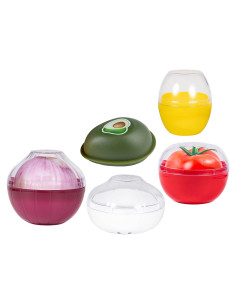 Contenedor Hermético Reutilizable Ortarco 5 Piezas BPA Free