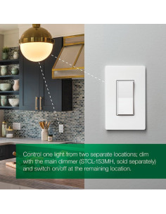 Interruptor Accesorio Lutron Sunnata ST-AS-BL Negro 2