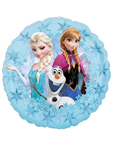 Ramo de Globos Frozen 2 Elsa Anagram - 1 Globo Gigante 137 cm + 3 Redondos 43 cm