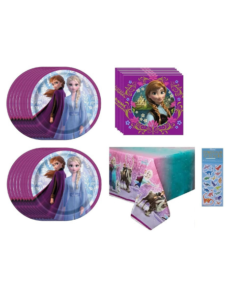 Suministros Fiesta Cumpleaños Princesa Frozen Elsa 16 Piezas