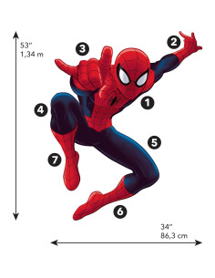 Calcomanías de Pared Ultimate Spider-Man RoomMates 135 cm 2