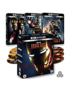 Colección Iron Man 3 Películas Blu-ray 4K Ultra HD