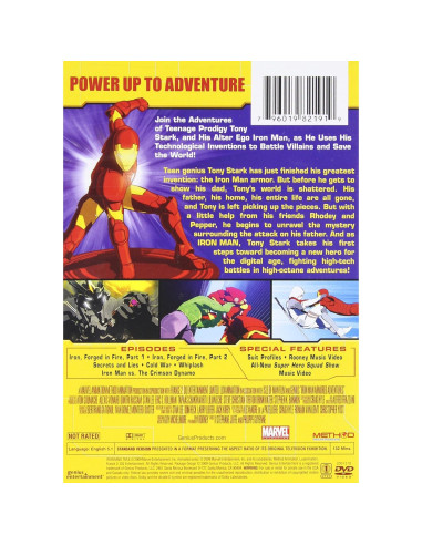 DVD Iron Man: Aventuras Acorazadas Vol. 1 - 2h 12m