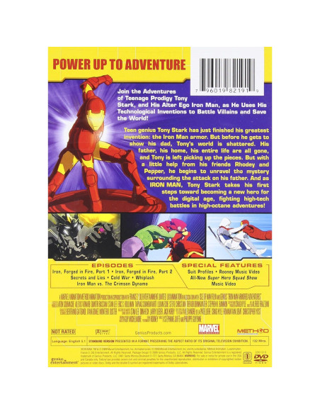 DVD Iron Man: Aventuras Acorazadas Vol. 1 - 2h 12m