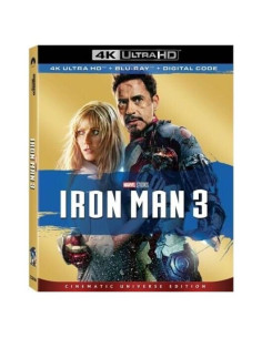Película Iron Man 3 4K UHD - Marvel - Doblada y Subtitulada
