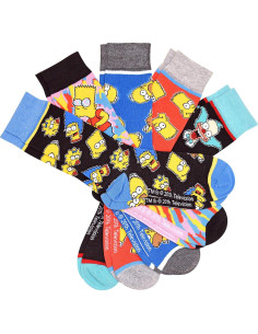 Calcetines de Hombre Los Simpsons - Paquete de 5 Pares 2