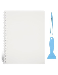 Álbum de Stickers Reutilizable Ruatu Grande 40 Hojas Transparente