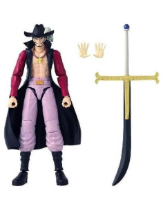 Figura de Anime Bandai One Piece Mihawk 17 cm Movible 2