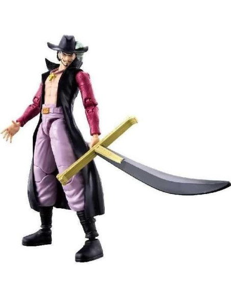 Figura de Anime Bandai One Piece Mihawk 17 cm Movible