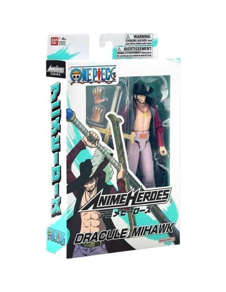 Figura de Anime Bandai One Piece Mihawk 17 cm Movible