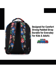 Mochila PJ Masks Héroes Unidos 30L - Catboy, Owlette, Gekko 2