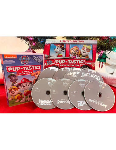 Colección de 8 DVD Paw Patrol Edición Limitada Marshall