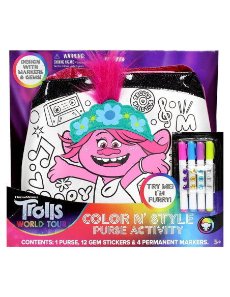 Bolso de Decoración Trolls Tara Toys - Kit Personalizable
