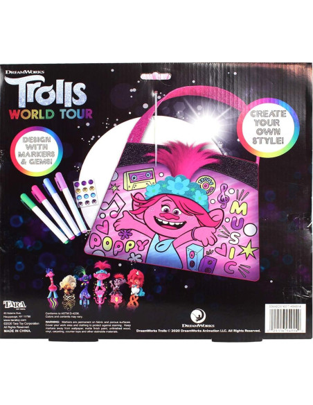 Bolso de Decoración Trolls Tara Toys - Kit Personalizable