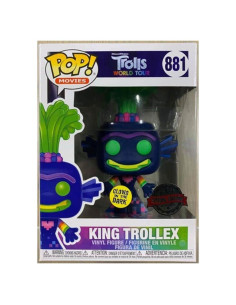 Funko Pop Rey Trollex Brilla en la Oscuridad Trolls