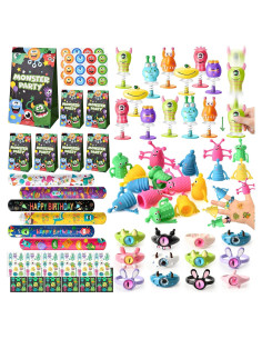 Set de Fiesta de Cumpleaños Monstruo 12 Piezas - Suministros