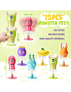 Set de Fiesta de Cumpleaños Monstruo 12 Piezas - Suministros 2