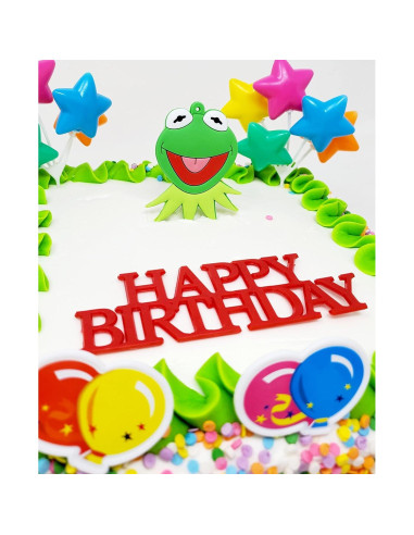 Adorno de Pastel Kermit la Rana Muppets 25.2x9.9cm
