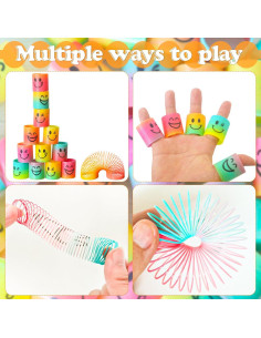 126 Resortes de Colores Cocurb - Juguetes de Fiesta para Niños 2