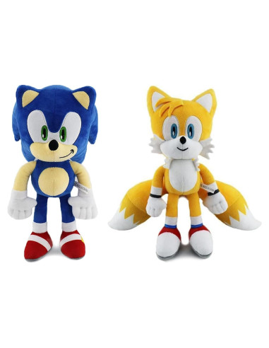 Muñeco de Peluche Sonic 2 - 30.48 cm - SHIRIA - 2 Piezas