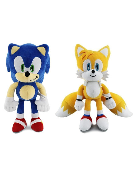 Muñeco de Peluche Sonic 2 - 30.48 cm - SHIRIA - 2 Piezas