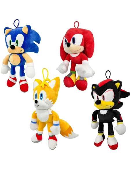 Muñeco de Peluche Sonic 2 - 30.48 cm - SHIRIA - 2 Piezas