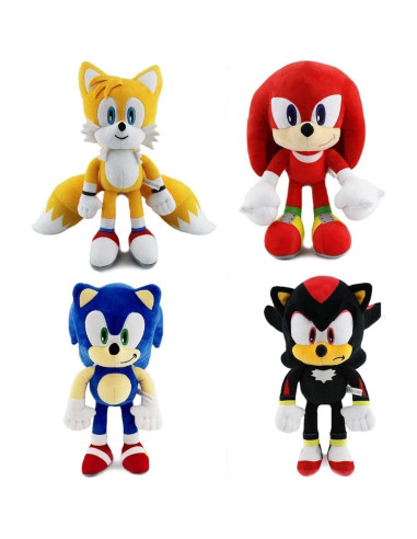 Muñeco de Peluche Sonic 2 - 30.48 cm - SHIRIA - 2 Piezas