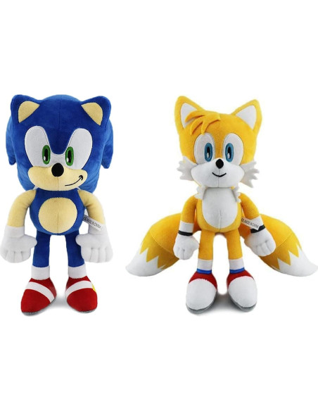 Muñeco de Peluche Sonic 2 - 30.48 cm - SHIRIA - 2 Piezas