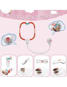 Kit de Doctor Veterinario de Juguete Hitish para Niños 3+ 2