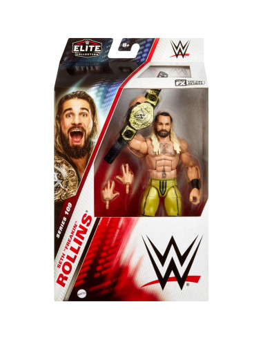 Figura de Acción Elite Mattel WWE Seth Rollins 15 cm Coleccionable