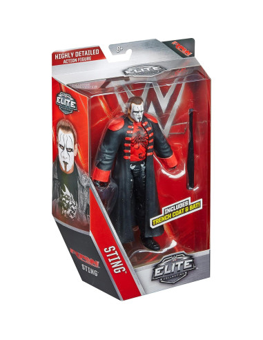 Figura Elite WWE Sting 30.48 cm con accesorios - Mattel