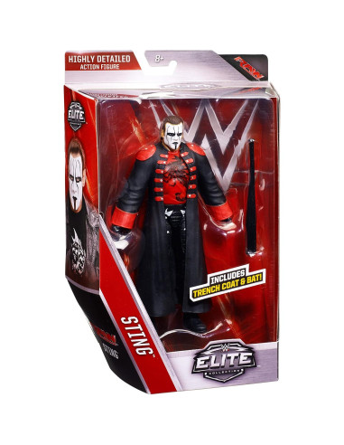 Figura Elite WWE Sting 30.48 cm con accesorios - Mattel