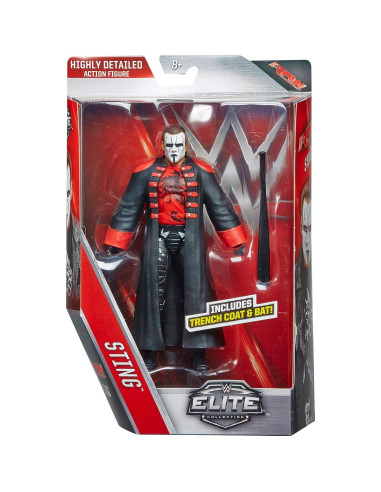 Figura Elite WWE Sting 30.48 cm con accesorios - Mattel