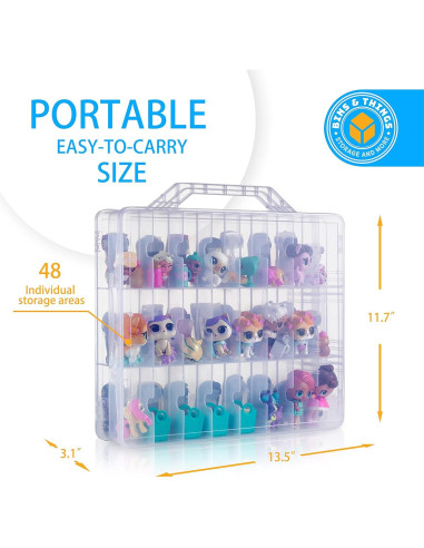 Estuche organizador de coches de juguete Bins & Things 24 compartimentos