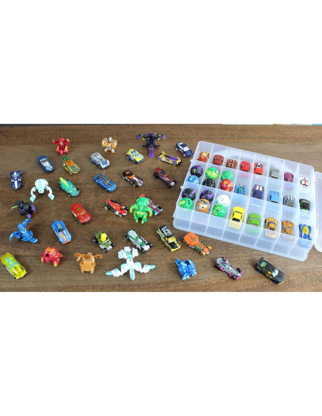 Estuche organizador de coches de juguete Bins & Things 24 compartimentos