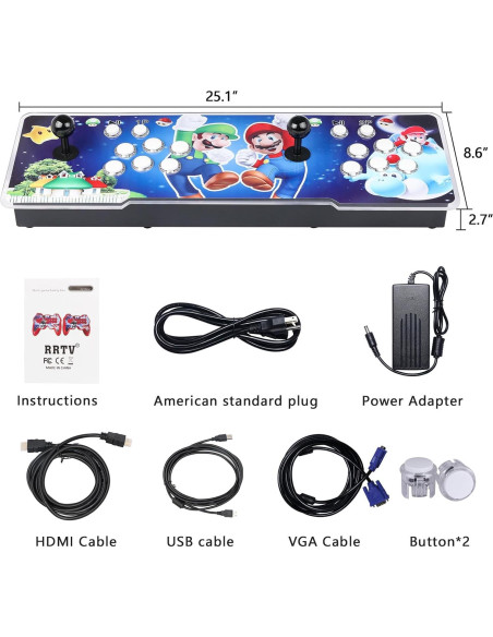 Consola de Juegos Arcade Popbuy 30000 Juegos 50S Full HD