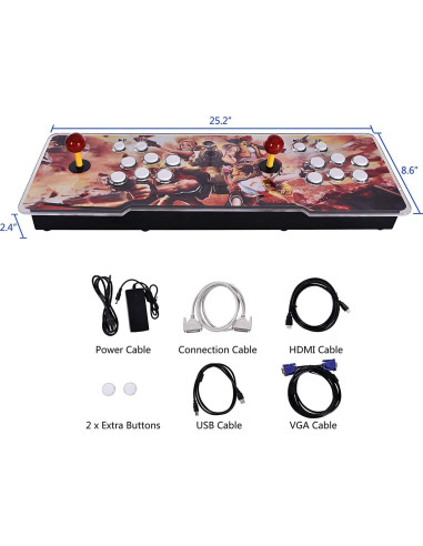 Consola de Juego Arcade FVBADE 30000 Juegos 3D Full HD