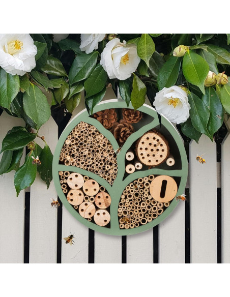 Casa de Insectos Multi Hábitat de Madera 30.48 cm para Jardín