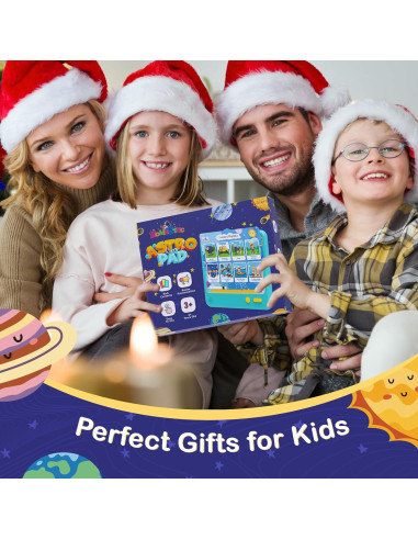 Astro Pad HOMESTEC - Tableta Educativa Interactiva 3-6 Años