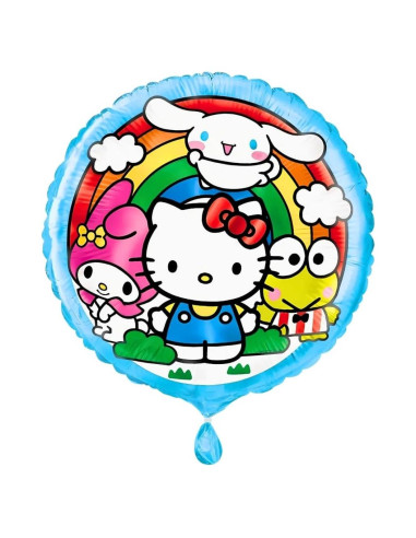 Globo de Foil Redondo Hello Kitty 45.72 cm - Decoración Fiesta