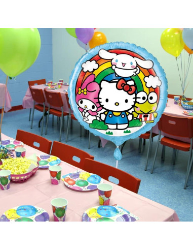 Globo de Foil Redondo Hello Kitty 45.72 cm - Decoración Fiesta