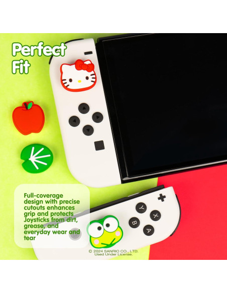 Squishy Hello Kitty Jumbo 15cm + Agarraderas Nintendo Switch