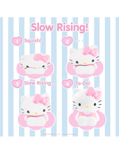 Squishy Hello Kitty Jumbo 15cm + Agarraderas Nintendo Switch