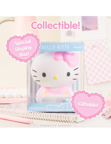Squishy Hello Kitty Jumbo 15cm + Agarraderas Nintendo Switch