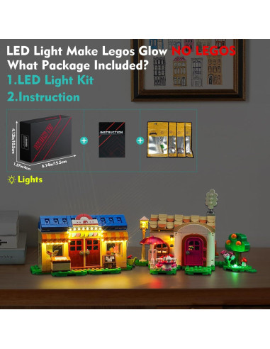 Kit de Luz LED VONADO para LEGO Nook's Cranny 77050
