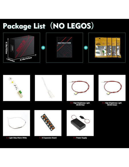 Kit de Luz LED VONADO para LEGO Nook's Cranny 77050
