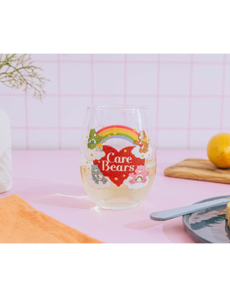 Vaso de Vino Sin Tallo Care Bears 591 ml Arcoíris