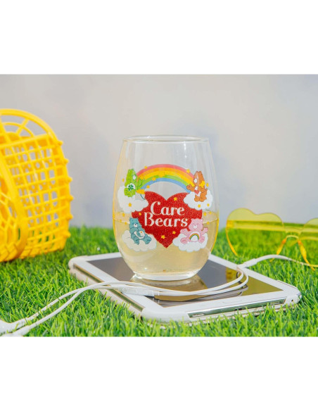 Vaso de Vino Sin Tallo Care Bears 591 ml Arcoíris