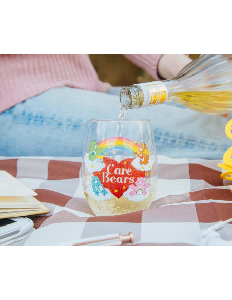 Vaso de Vino Sin Tallo Care Bears 591 ml Arcoíris